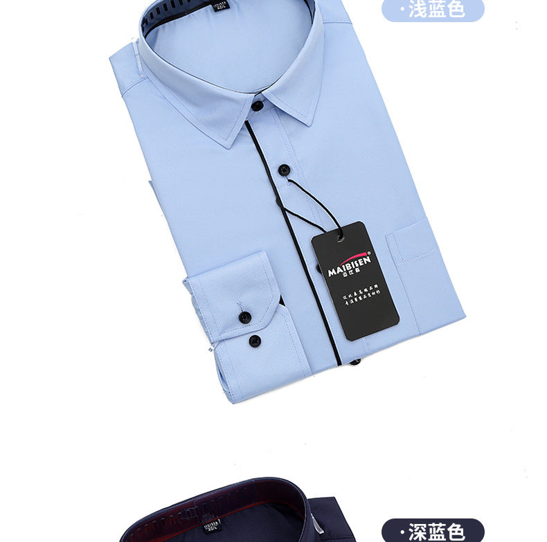 Slim-Fit Printed Dress Shirt