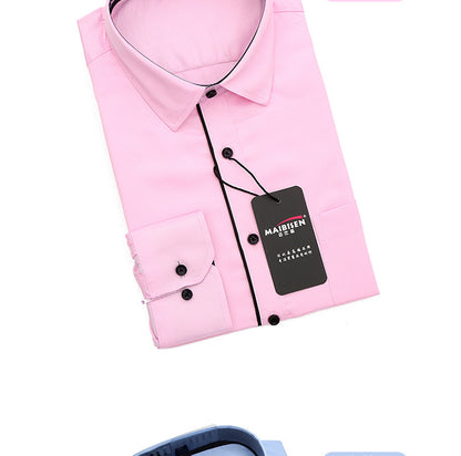 Slim-Fit Printed Dress Shirt