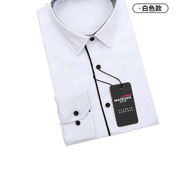 Slim-Fit Printed Dress Shirt