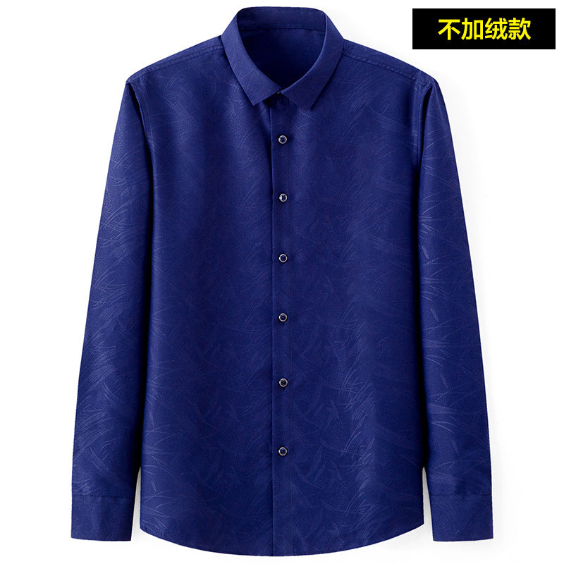 Slim-Fit Printed Dress Shirt
