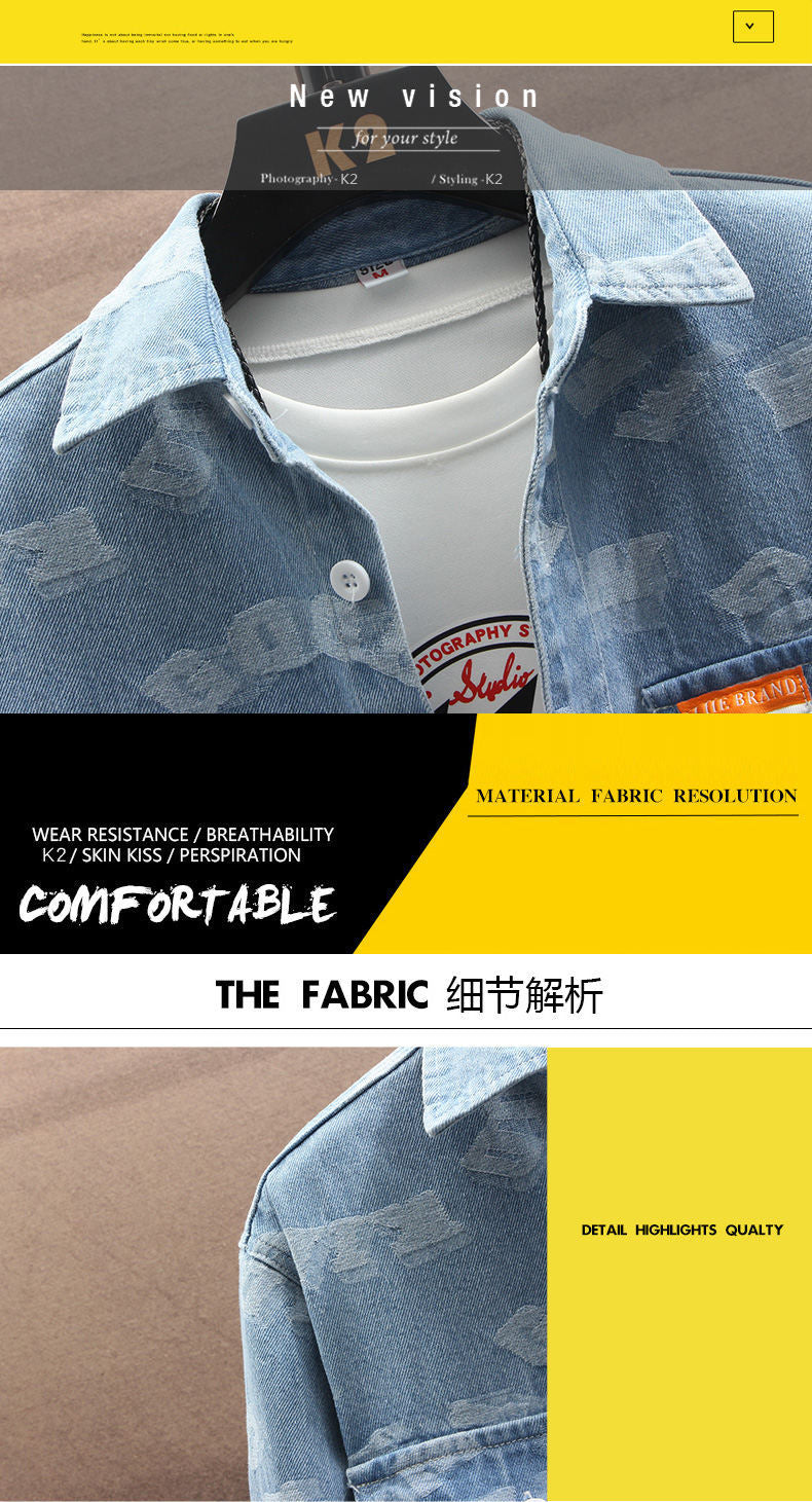 Casual Denim Overshirt Jacket