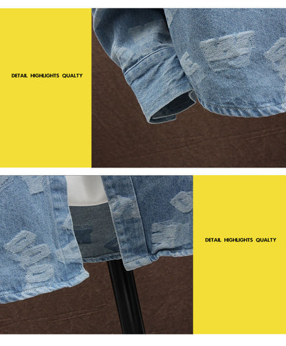 Casual Denim Overshirt Jacket