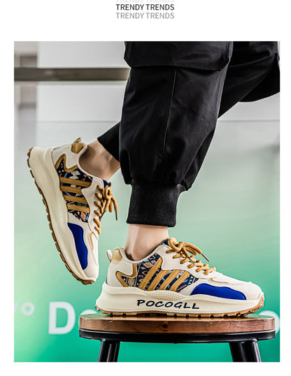 Breathable Knit Dad Sneakers