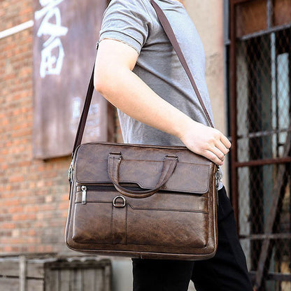 Business Briefcase Crossbody Bag