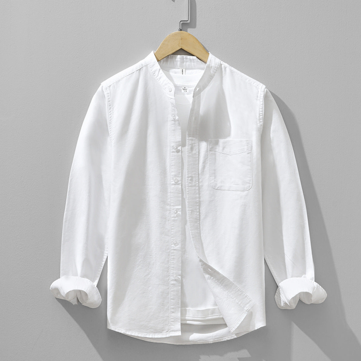 Essential Slim-Fit Long-Sleeve Shirt