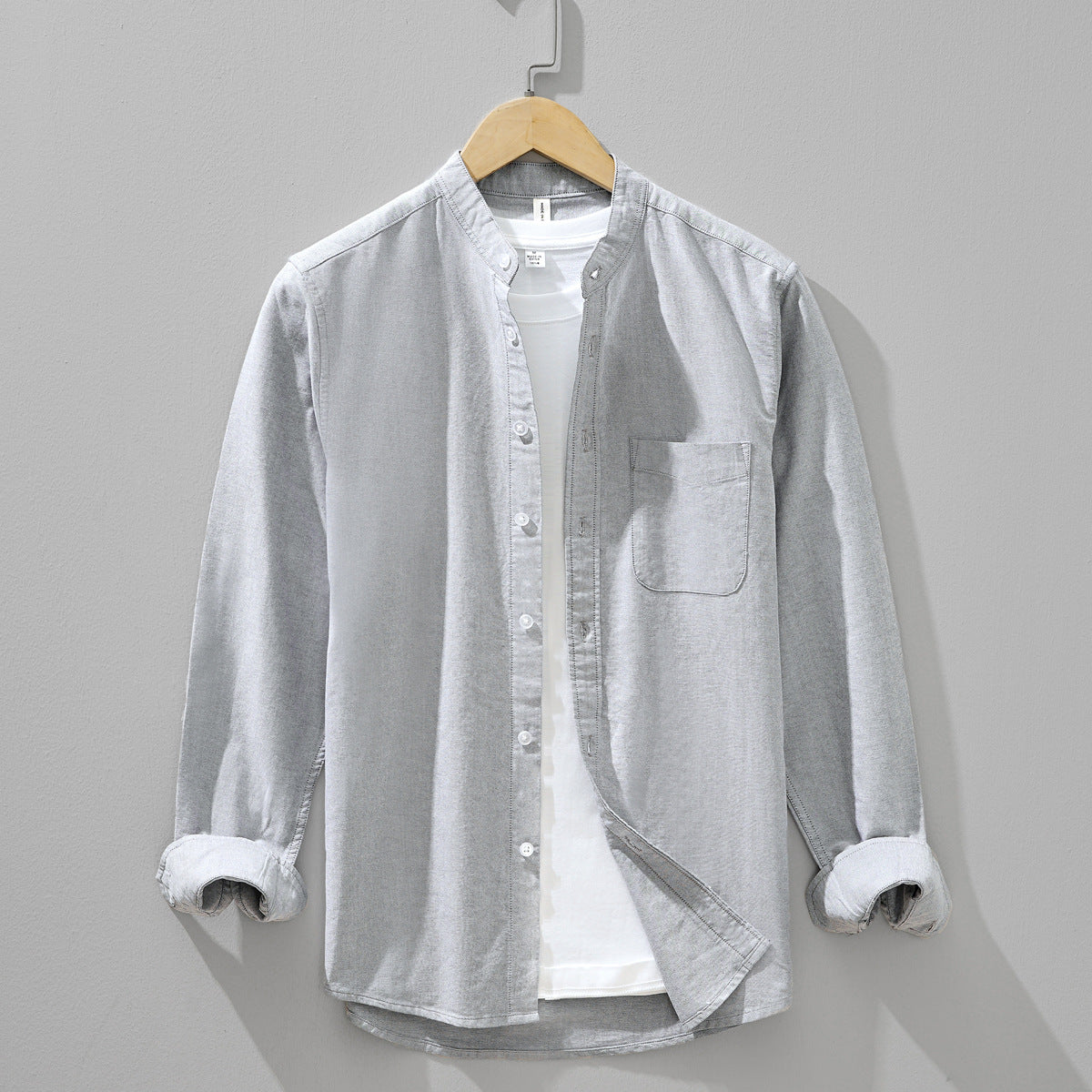 Essential Slim-Fit Long-Sleeve Shirt