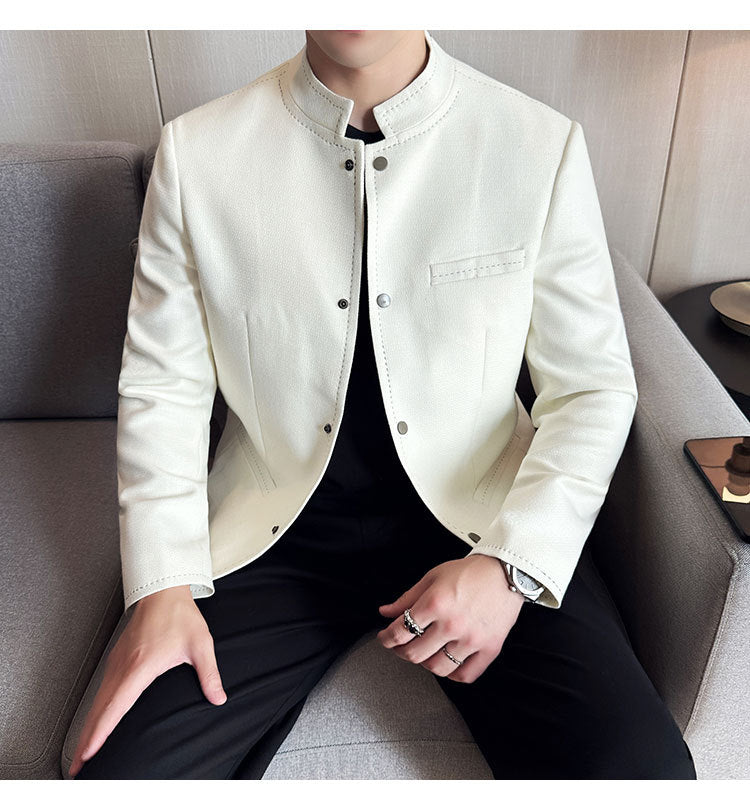 Stand-Collar Jacket