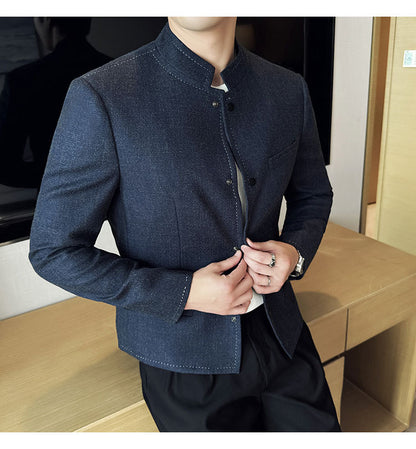 Stand-Collar Jacket