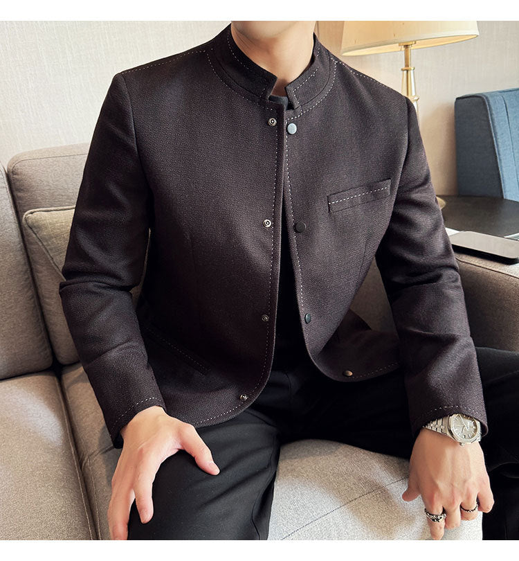 Stand-Collar Jacket