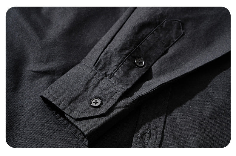 Casual Long-Sleeve Shirt Jacket