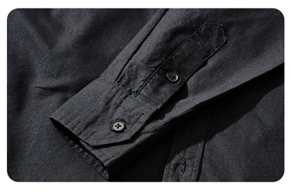 Casual Long-Sleeve Shirt Jacket