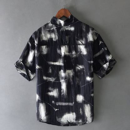 Printed Short-Sleeve Summer Shirt