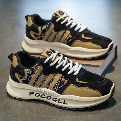 Breathable Knit Dad Sneakers