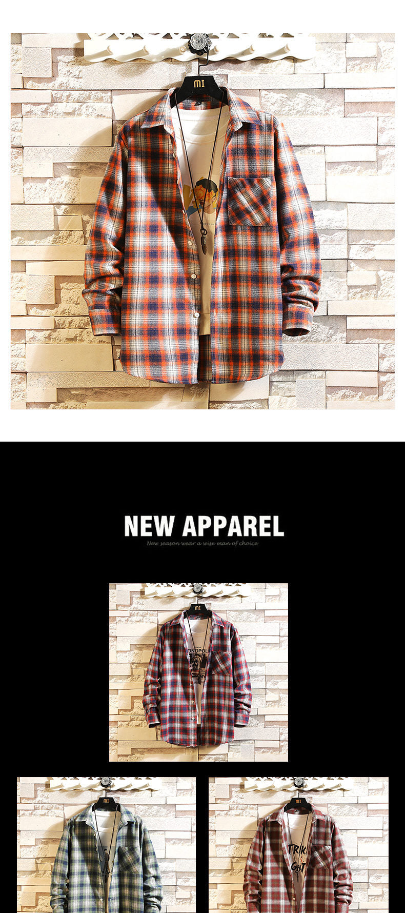 Relaxed Plaid Shirt Jacket