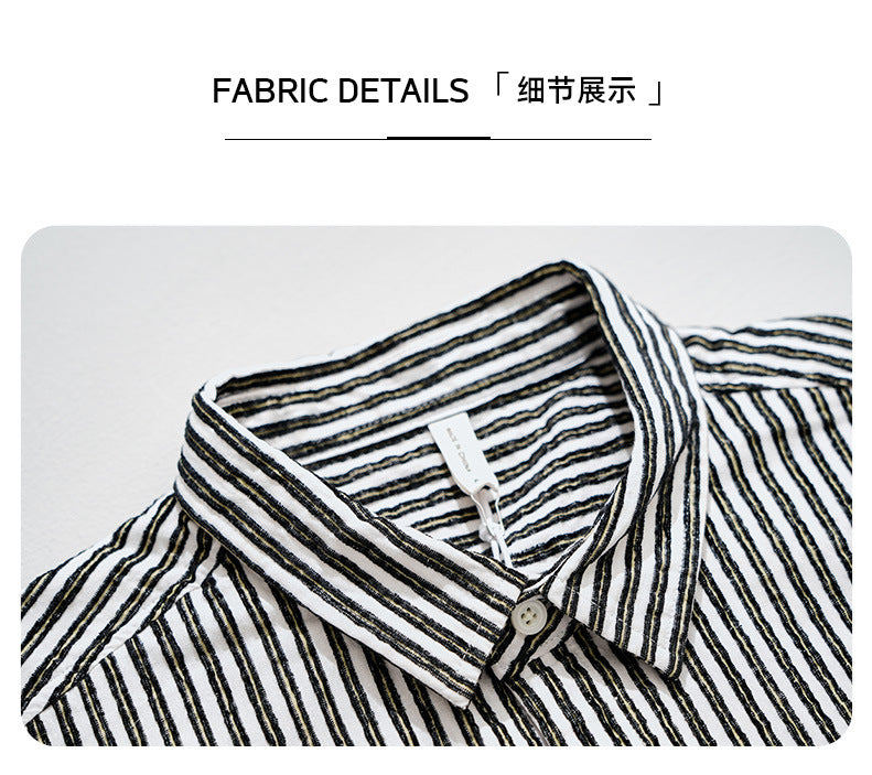 Classic Striped Long-Sleeve Shirt