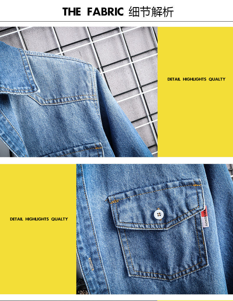 Pocket Denim Shirt Jacket