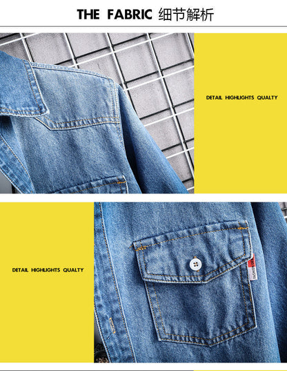 Pocket Denim Shirt Jacket