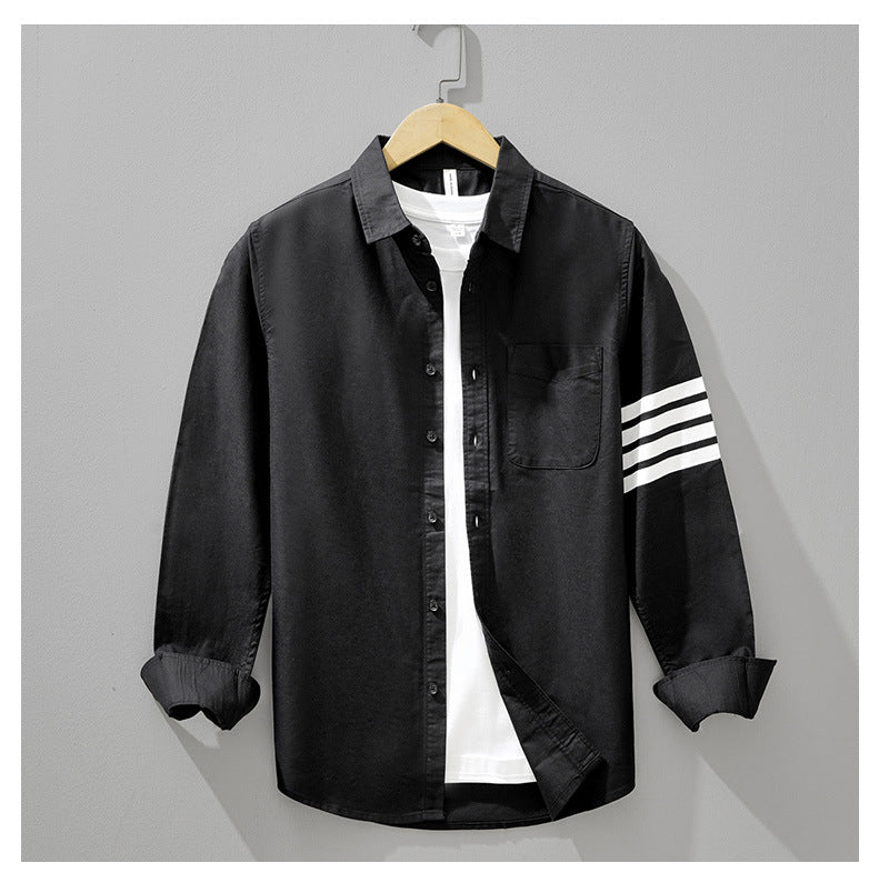 Two-Tone Long-Sleeve Shirt