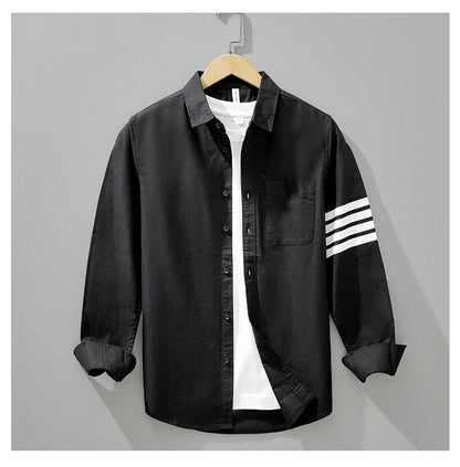 Two-Tone Long-Sleeve Shirt