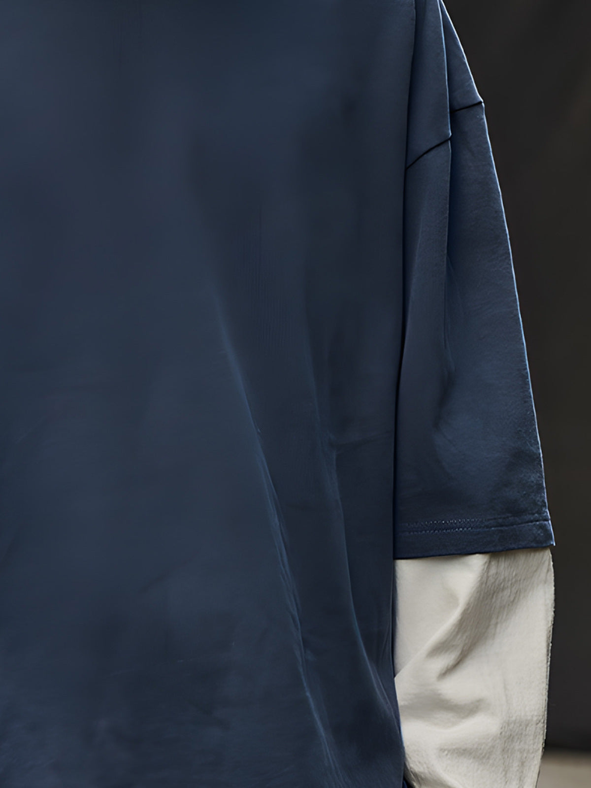 Panelled Knit Sweater