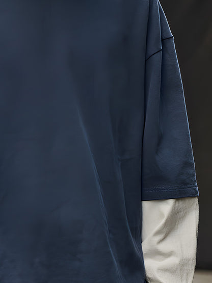 Panelled Knit Sweater
