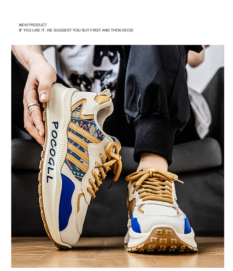 Breathable Knit Dad Sneakers