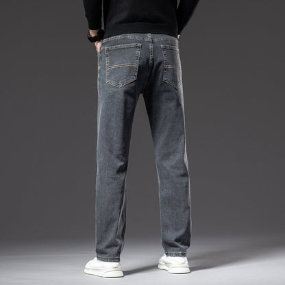 Stretch Straight-Fit Business Jeans