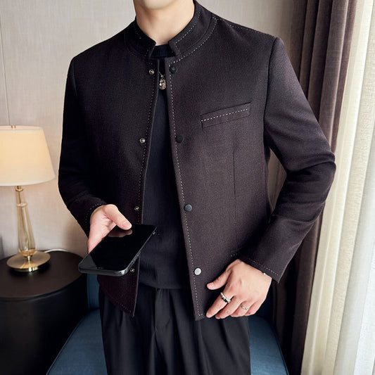 Stand-Collar Jacket
