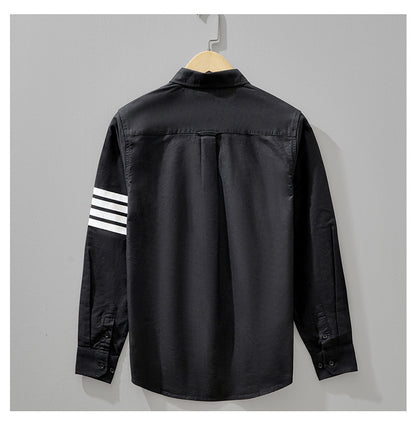Two-Tone Long-Sleeve Shirt