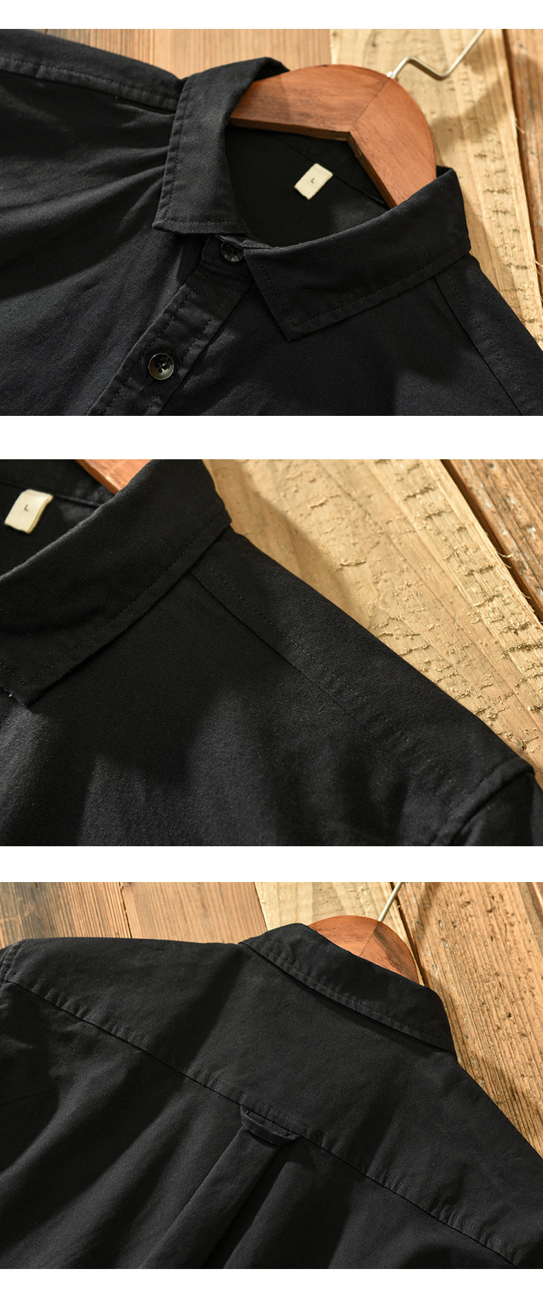 Casual Long-Sleeve Cotton Overshirt