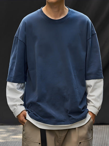 Panelled Knit Sweater