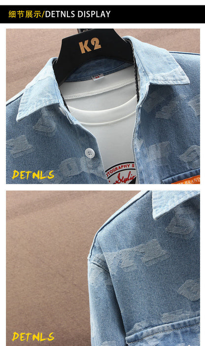 Casual Denim Overshirt Jacket