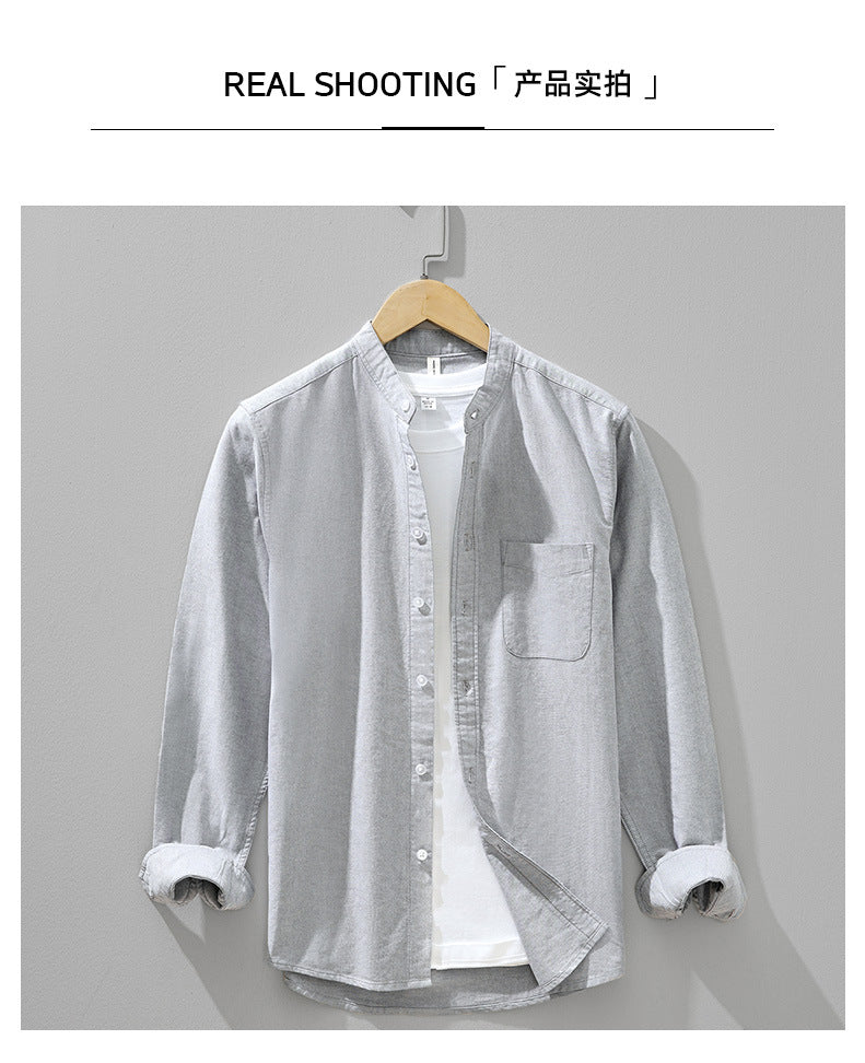 Casual Long-Sleeve Shirt Jacket