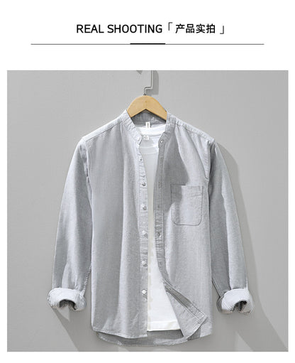 Casual Long-Sleeve Shirt Jacket