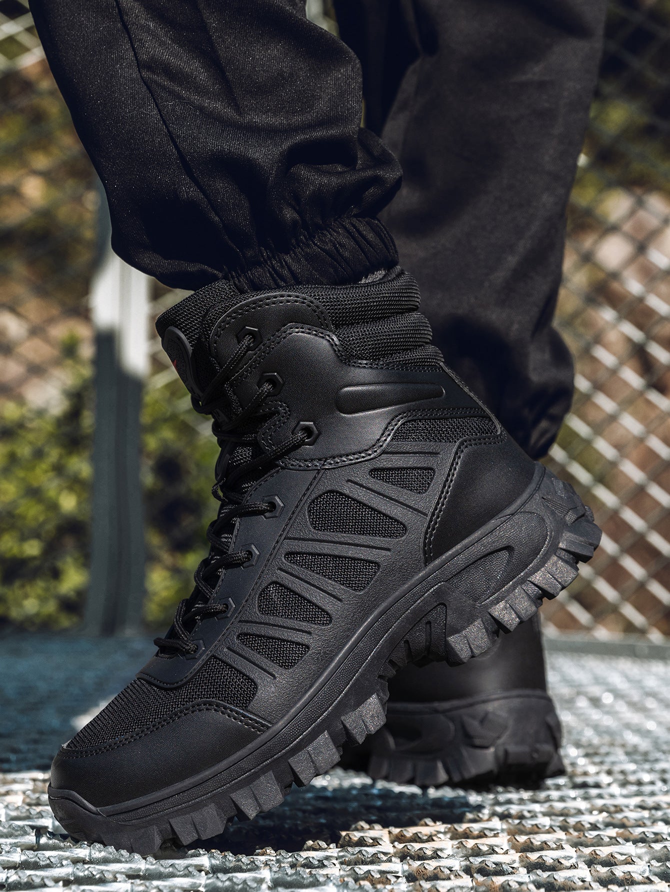 Tactical High-Top Combat Boot