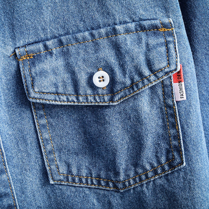 Pocket Denim Shirt Jacket