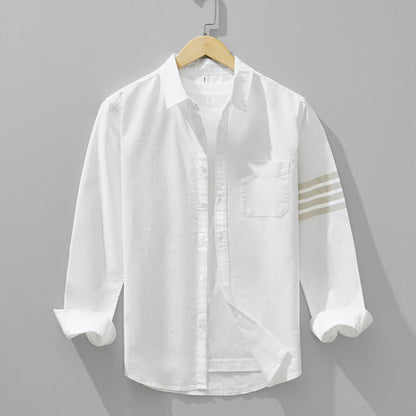 Two-Tone Long-Sleeve Shirt