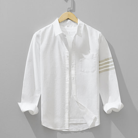 Two-Tone Long-Sleeve Shirt