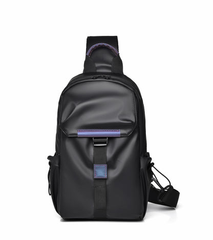 Leather Messenger Chest Bag