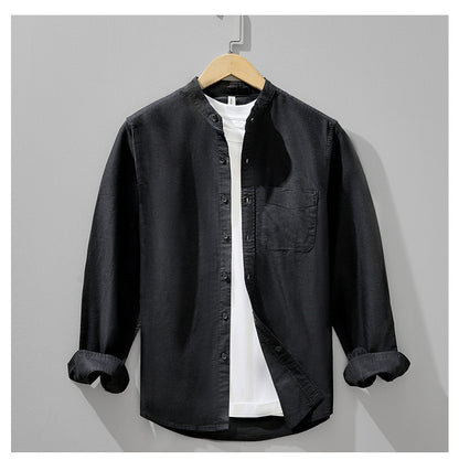 Essential Slim-Fit Long-Sleeve Shirt