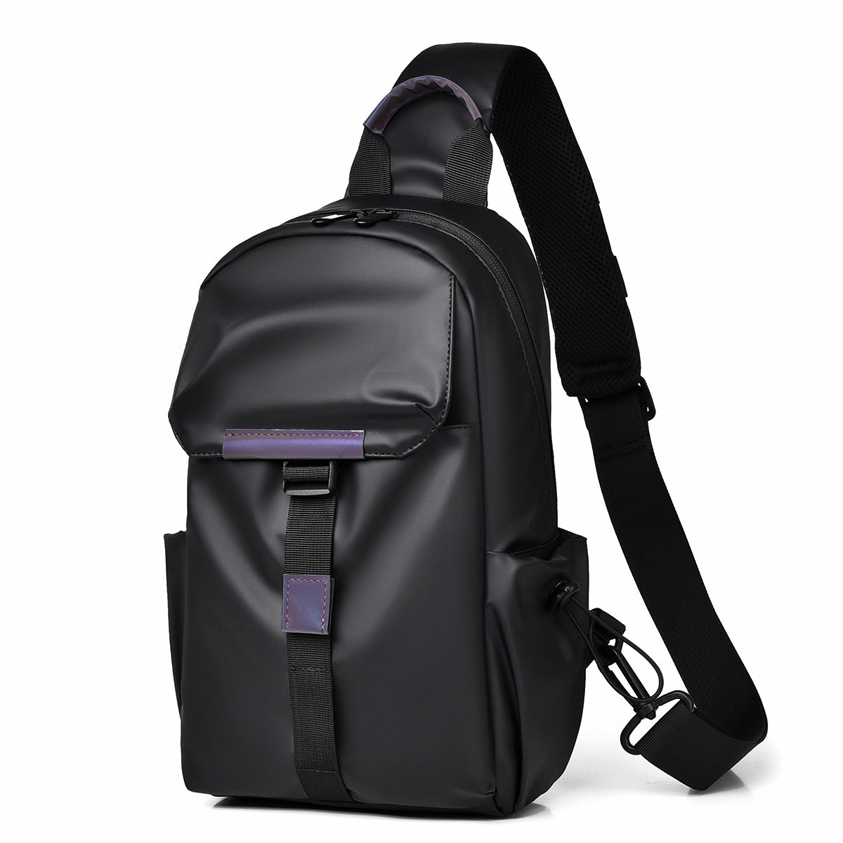 Leather Messenger Chest Bag