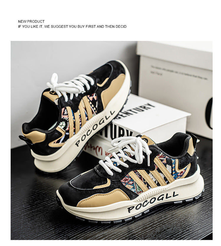 Breathable Knit Dad Sneakers