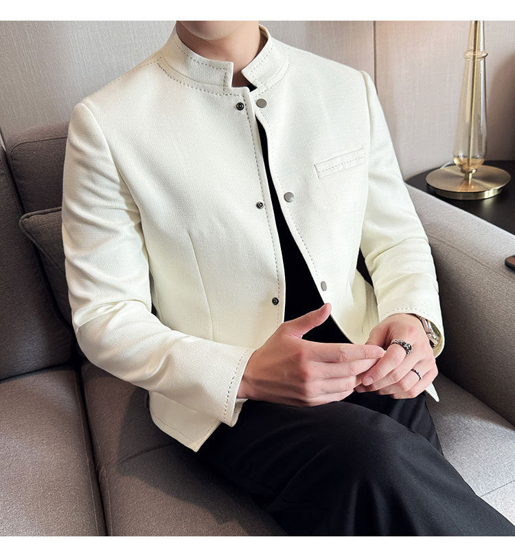 Stand-Collar Jacket