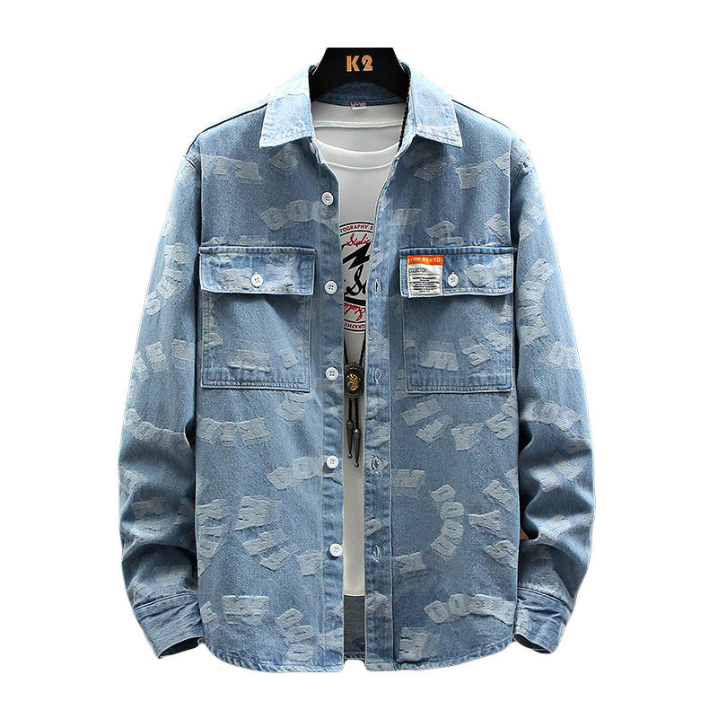 Casual Denim Overshirt Jacket