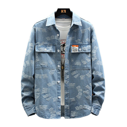 Casual Denim Overshirt Jacket
