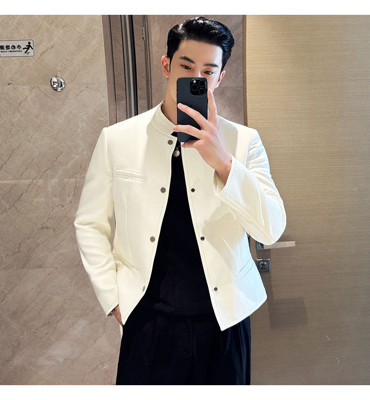 Stand-Collar Jacket