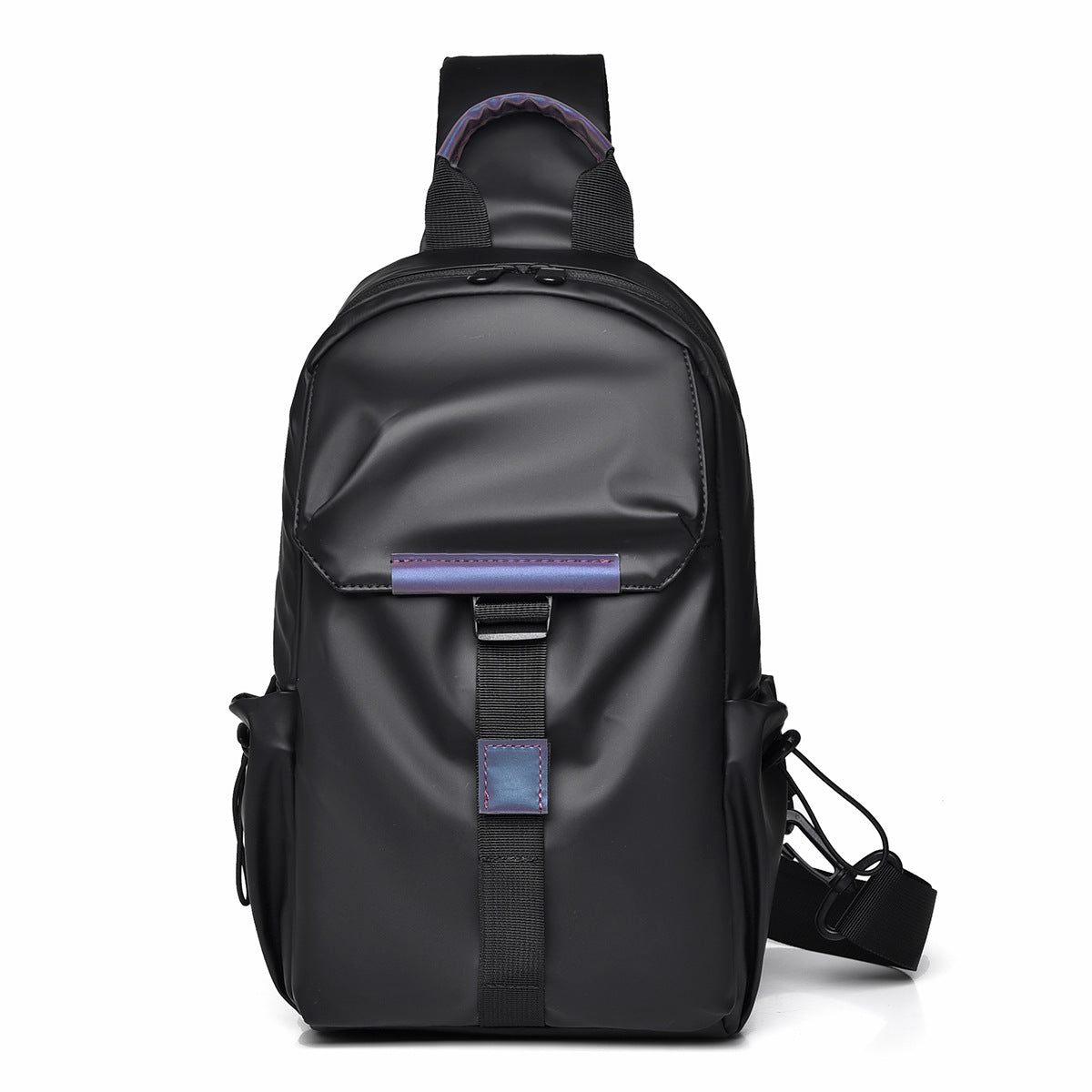 Leather Messenger Chest Bag
