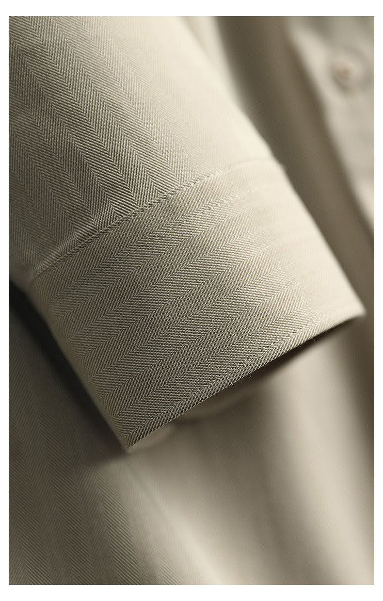 Non-Iron Embroidered Dress Shirt