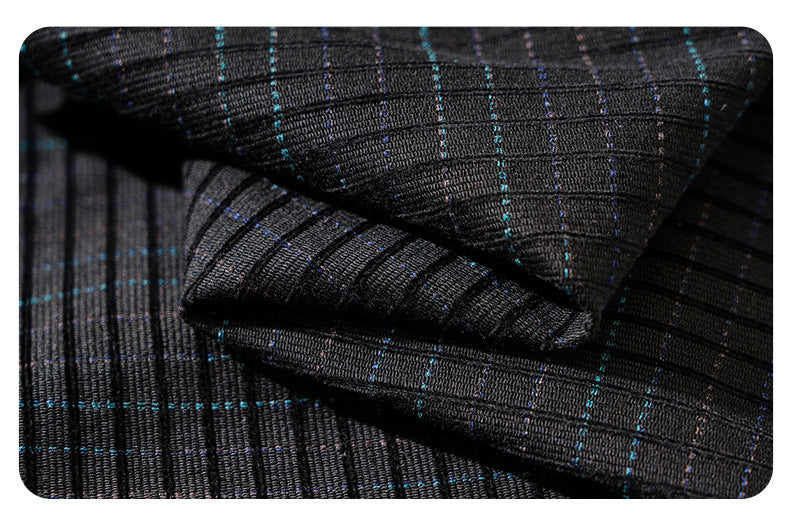 Slim-Fit Plaid Long-Sleeve Shirt