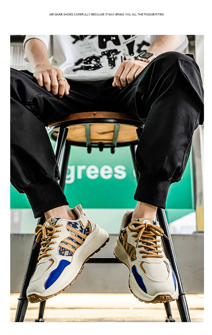 Breathable Knit Dad Sneakers